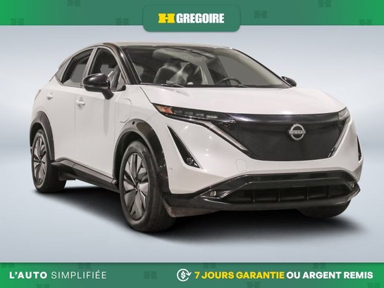 2024 Nissan Ariya EVOLVE+ AWD AUTO AC CUIR TOIT NAV MAGS CAM RECUL B White