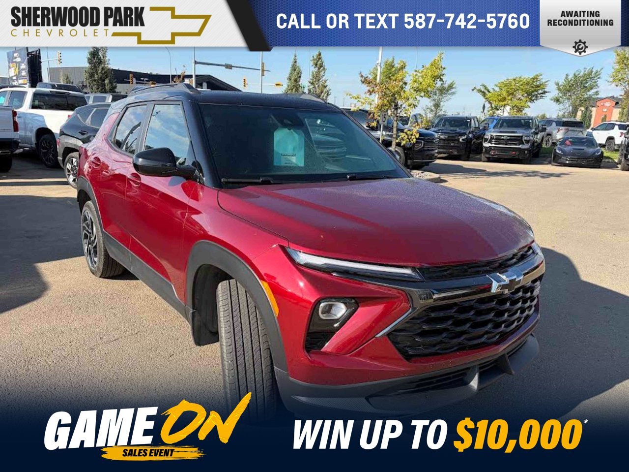 2025 Chevrolet Trailblazer AWD 4dr RS Red Sherwood Park - photo #0