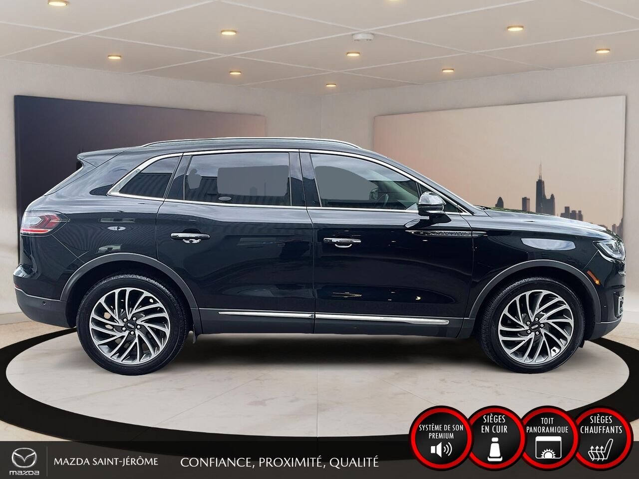 Lincoln Nautilus Ultra | TOIT PANORAMIQUE | AWD | CUIR | 2020 Noir Saint-Jérôme - photo #4