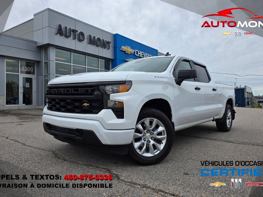 2022 Chevrolet Silverado 1500 Custom 4X4 White