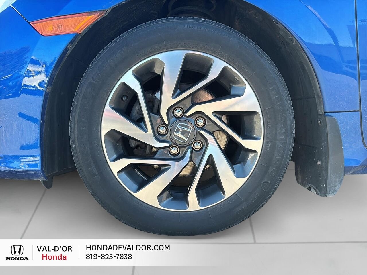 Honda Civic Berline EX TOIT OUVRANT BAS KM 2020 Bleu Val-d'Or - photo #4