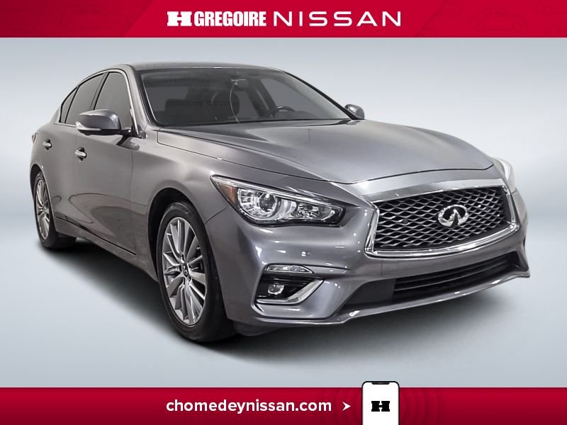 Infiniti Q50 LUXE * AWD * Cuir * Toit * Caméra * Mag 2024 Gris