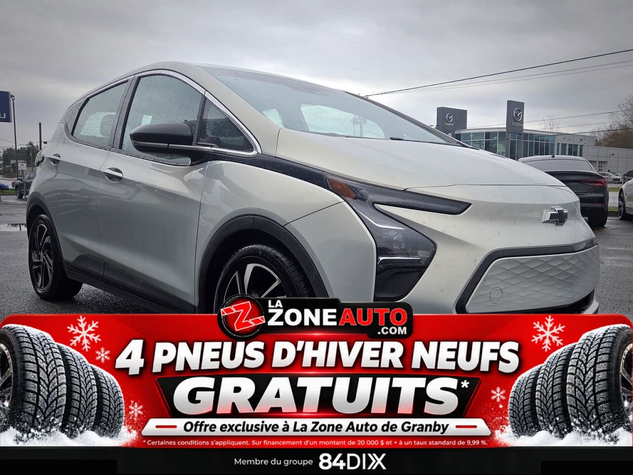 Chevrolet Bolt EV 1LT 2022 Gris Granby - photo #8