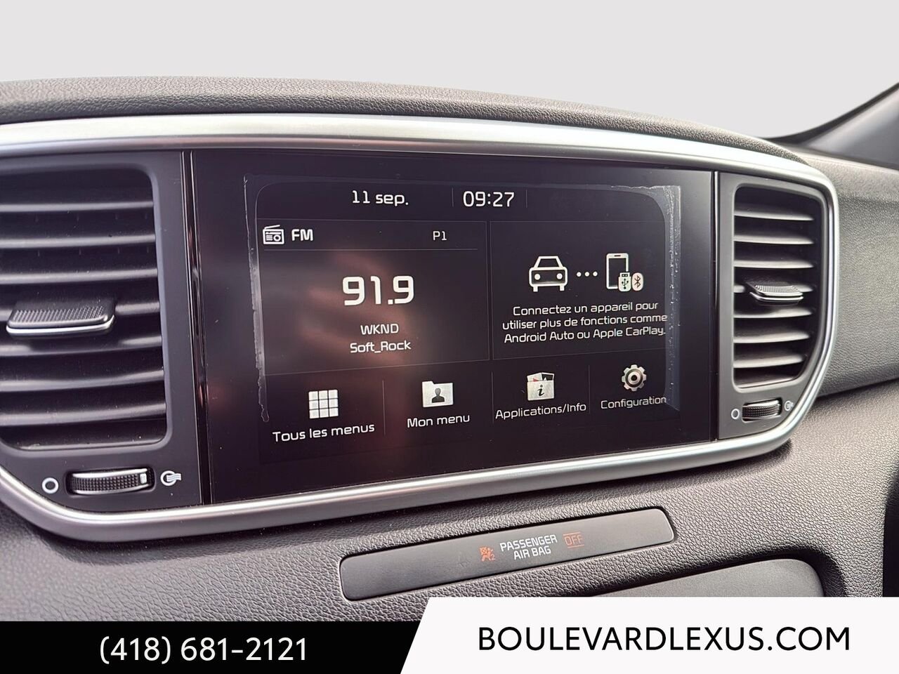 2020 Kia Sportage 20021A | EX TI *Disponibilité limitée* White Quebec - photo #14