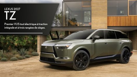 Lexus TZ 2027 à Québec : le luxe électrique à trois rangées
