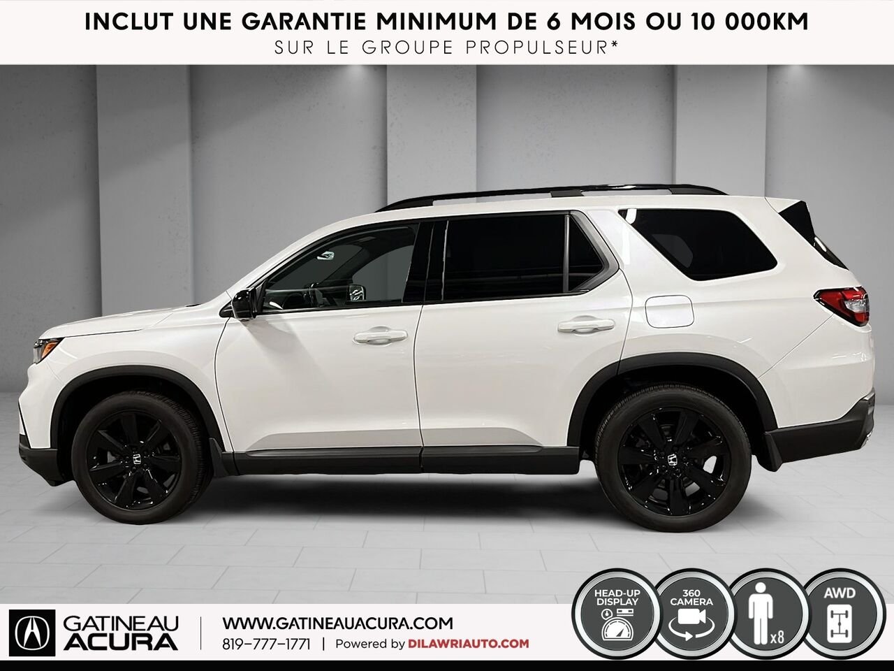 Honda Pilot Black Edition AWD 2024 Blanc Ottawa & Gatineau - photo #18