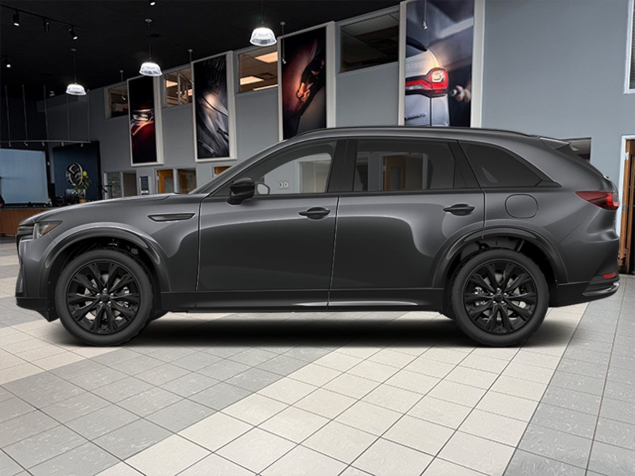 MAZDA CX-90 hybride léger 2026 Gris mécanique métallisé Notre-Dame-des-Prairies - photo #1
