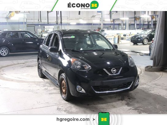 2017 Nissan MICRA S GR ÉLEC A/C BLUETOOTH CAMÉRA Black