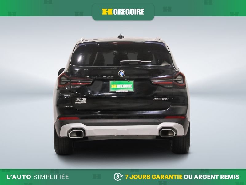 BMW X3 2022 Noir Laval - photo #7