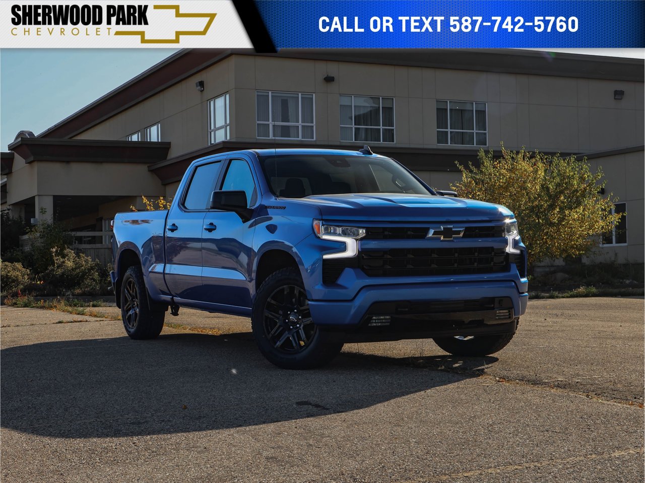 2025 Chevrolet Silverado 1500 4WD Crew Cab 147 RST Blue Sherwood Park - photo #0