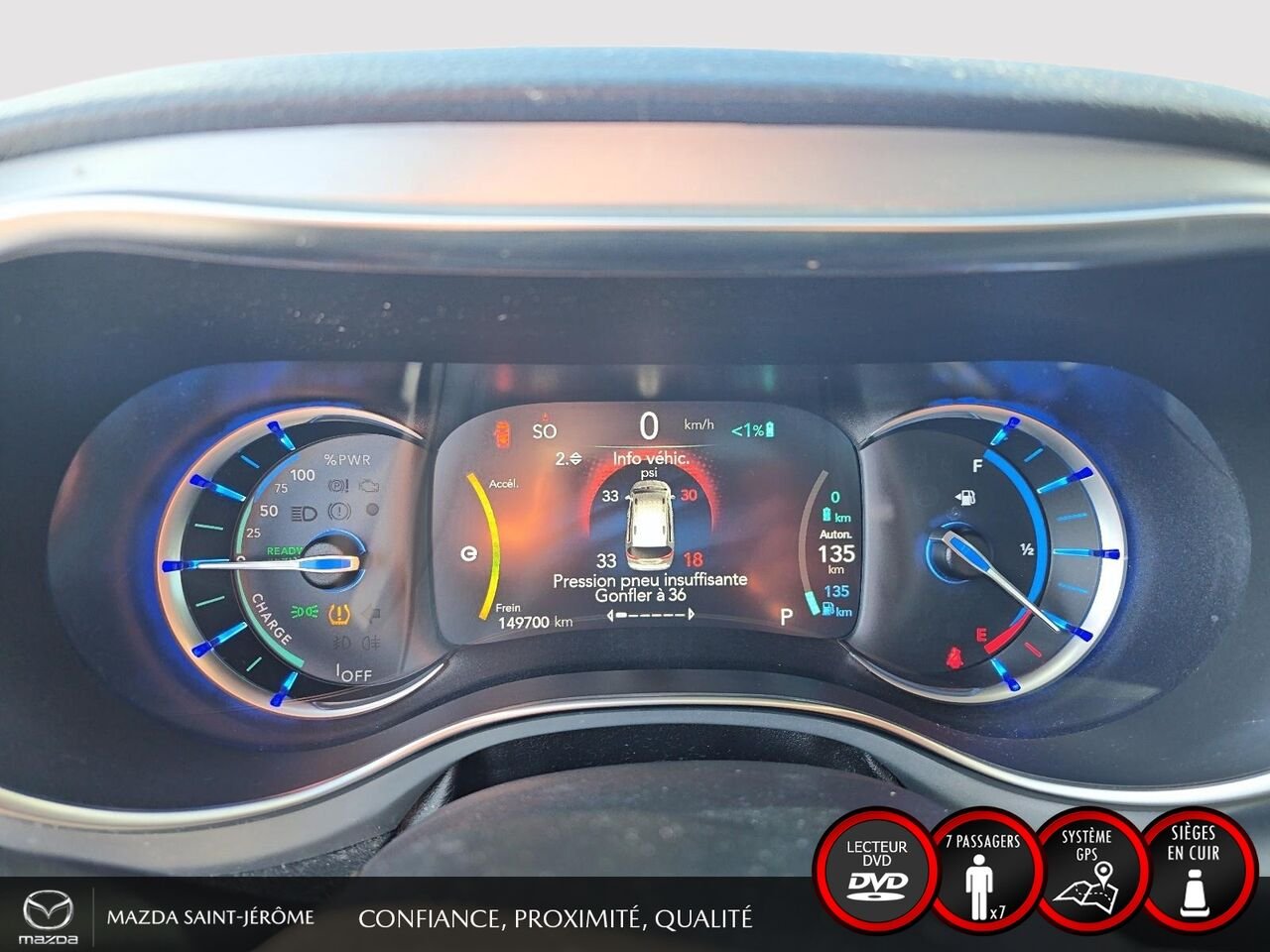 2020 Chrysler Pacifica Hybrid LIMITED S | JAMAIS ACCIDENTÉ | HYBRIDE RECHARGEABLE | TOIT PANO | CUIR | TV/DVD Black Saint-Jérôme - photo #16