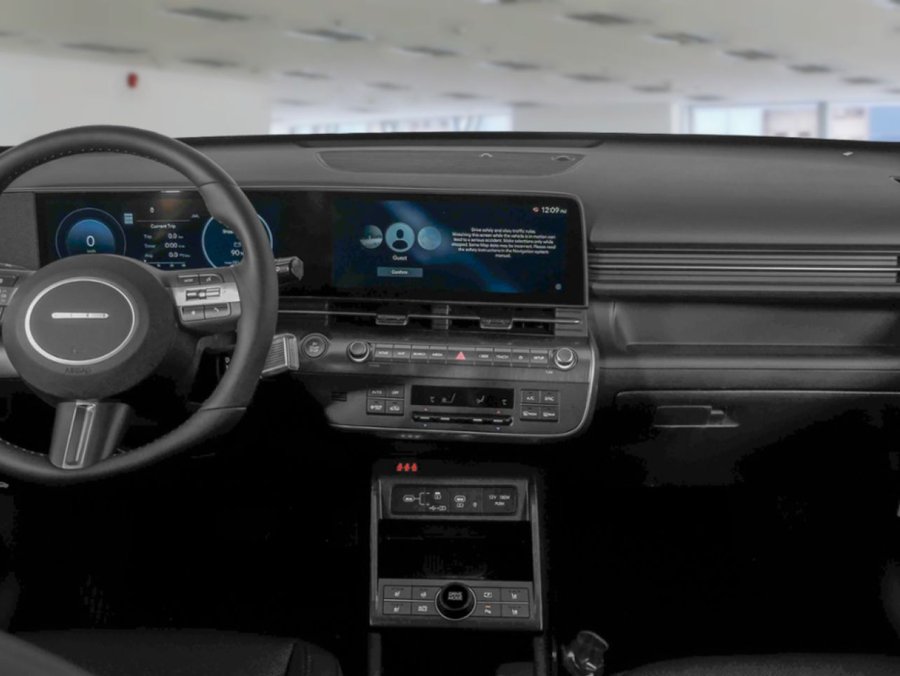 Hyundai Kona électrique 2026 2026 Vert mirage avec toit Noir abyssal