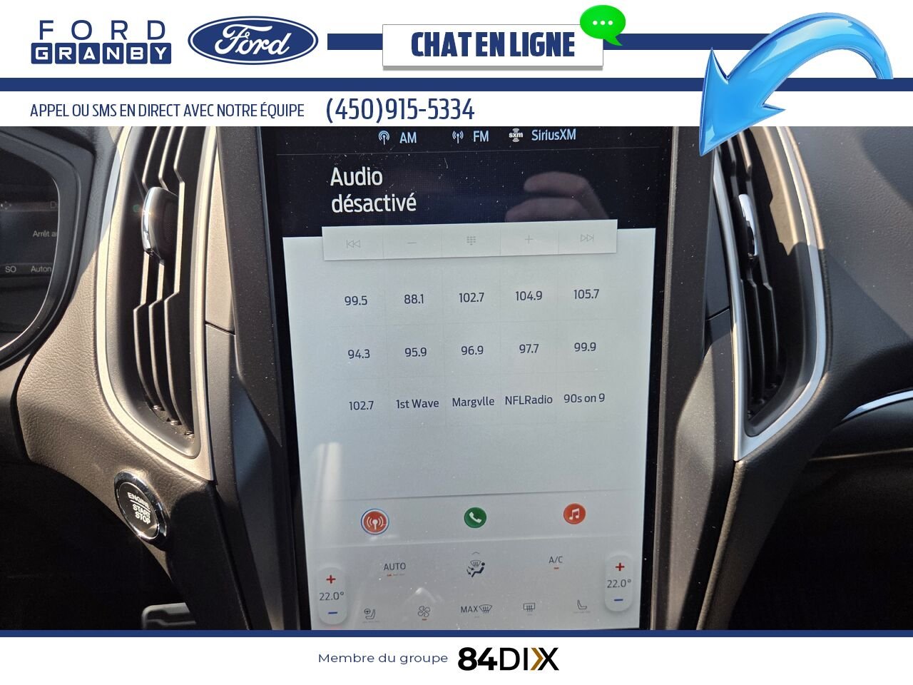 Ford Edge 2024 Blanc Granby - photo #13