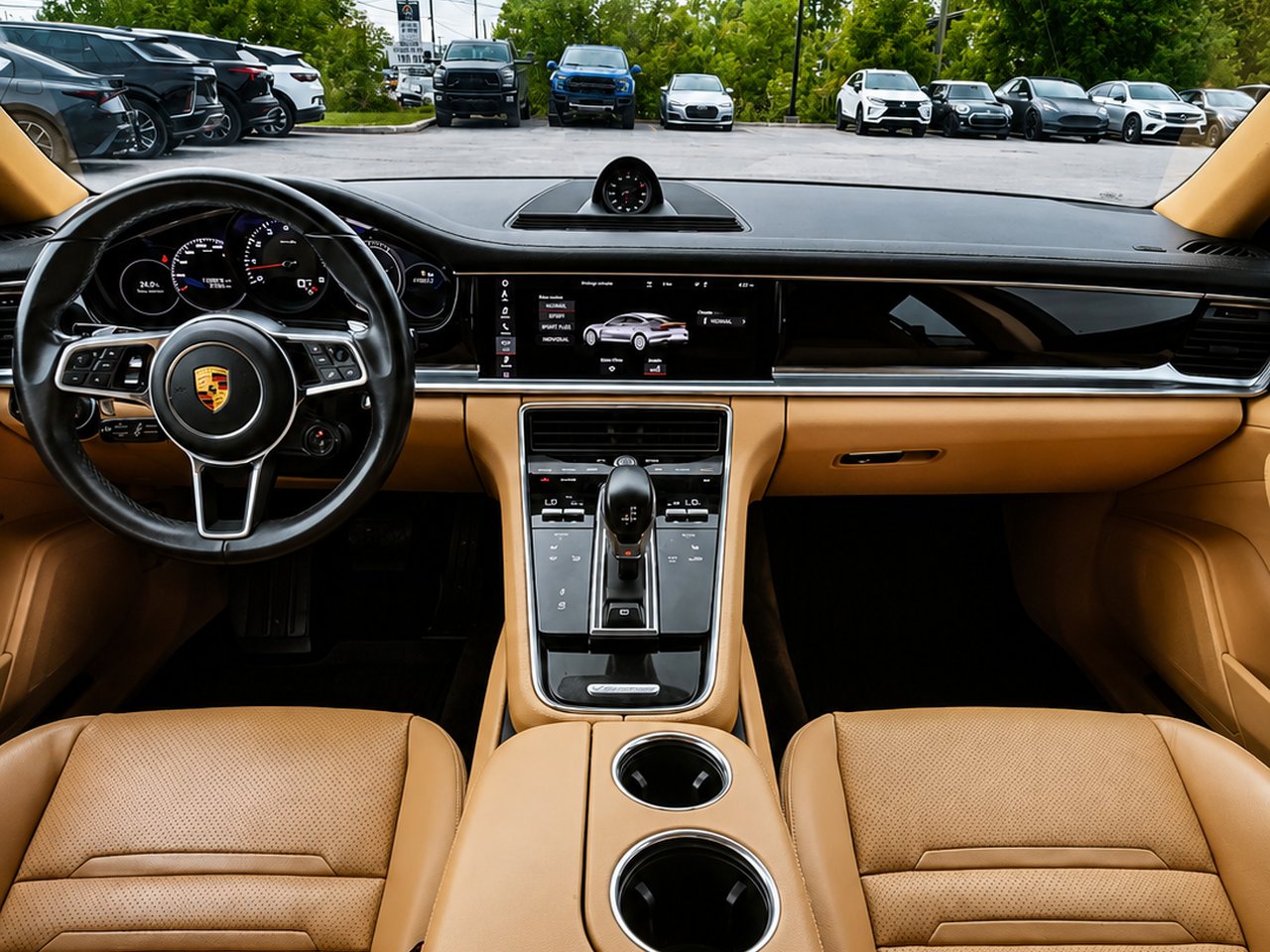 Porsche Panamera 4 Chrono 2019 Bleu Granby - photo #14