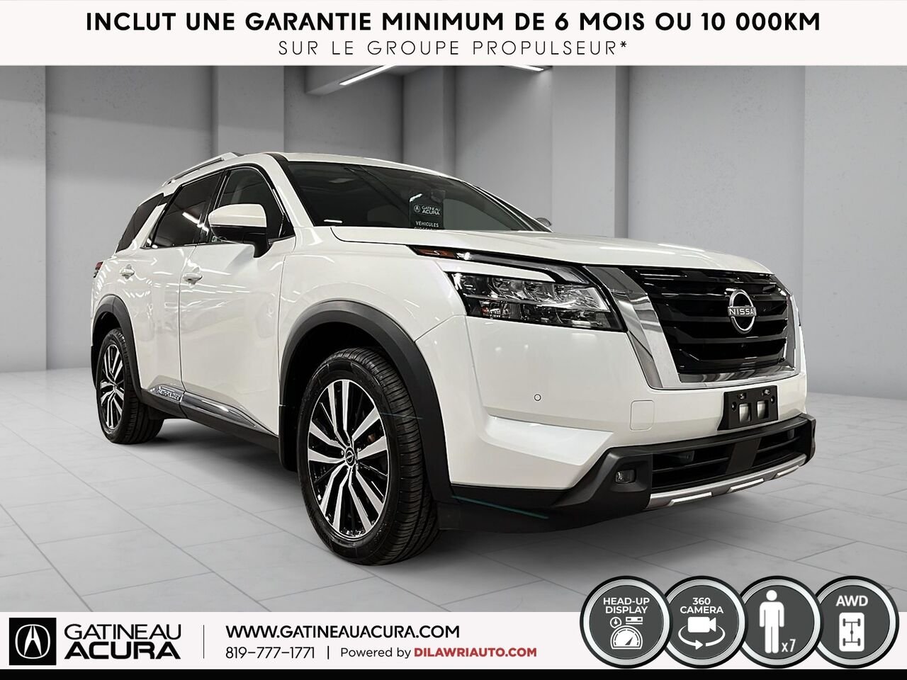 Nissan Pathfinder Platinum 4WD 2023 Blanc Ottawa & Gatineau - photo #14