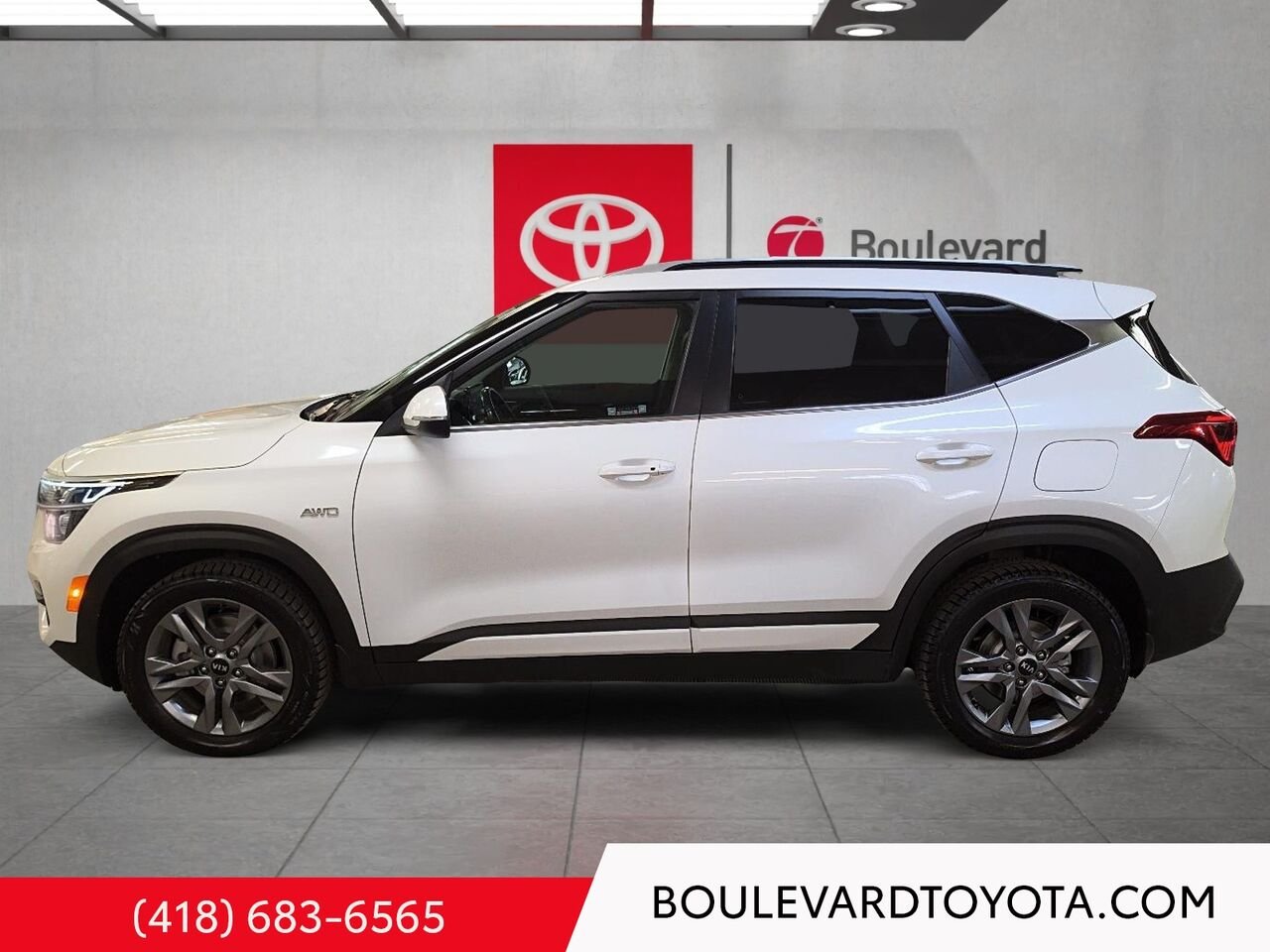 Kia SELTOS 100444A-13 | EX, AWD 2021 Blanc Québec - photo #5