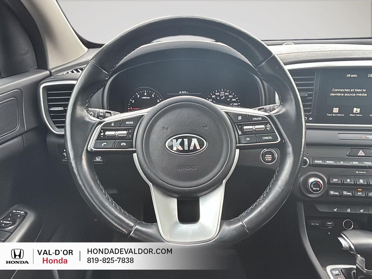 Kia Sportage EX S AWD 2022 Noir Val-d'Or - photo #8
