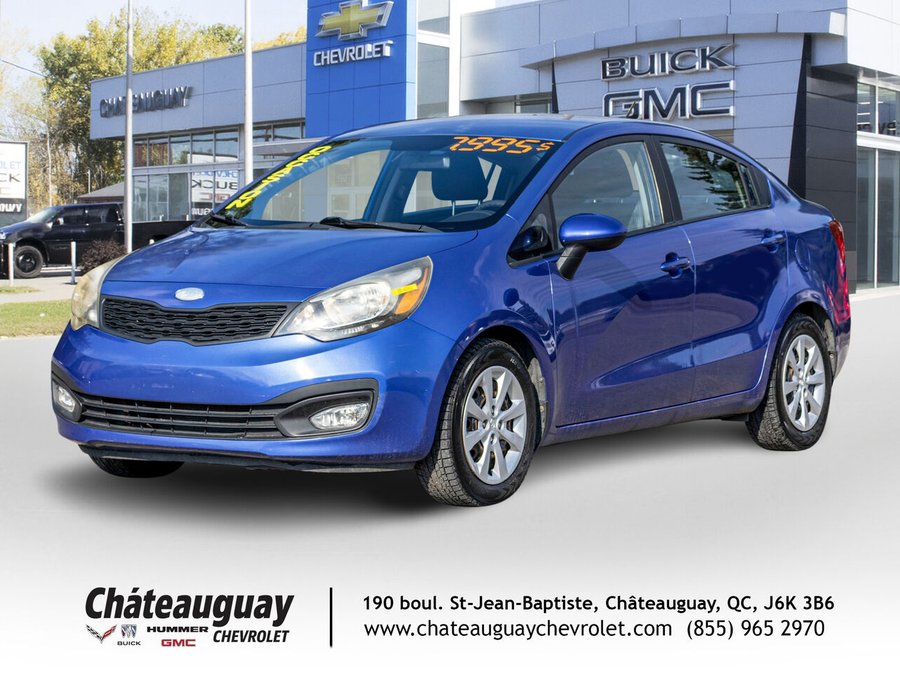 Kia Rio Berline 4 portes, boîte automatique, LX+ 2013 Bleu