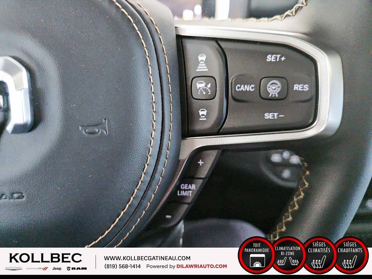 RAM 1500 26730 | Tungsten cabine d'équipe 4x4 caisse de 5 pi 7 po 2026 Triple couche nacrée ivoire Gatineau - photo #9