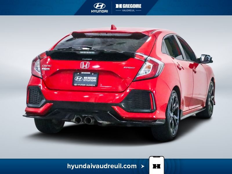 Honda Civic YA868 | Sport 2018 Rouge Laval - photo #10