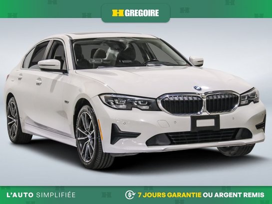 BMW 330 330e HYB PLUT IN AUTO A/C CUIR TOIT NAV GR ELECT M 2022 Blanc