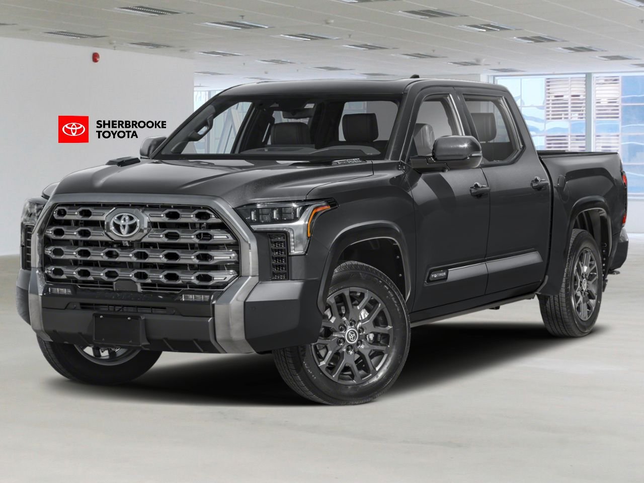 Toyota Tundra Platinum hybride CrewMax 4x4 2026 Gris magnétique métallisé Sherbrooke - photo #0