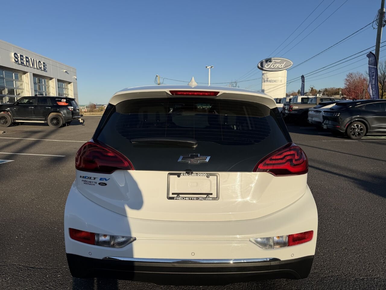 CHEVROLET BOLT EV LT 2021 Blanc Montmagny - photo #2