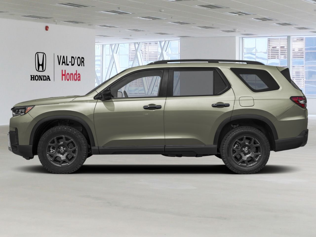 HONDA Pilot TrailSport TI 2026 Vert cendré métallisé Val-d'Or - photo #2