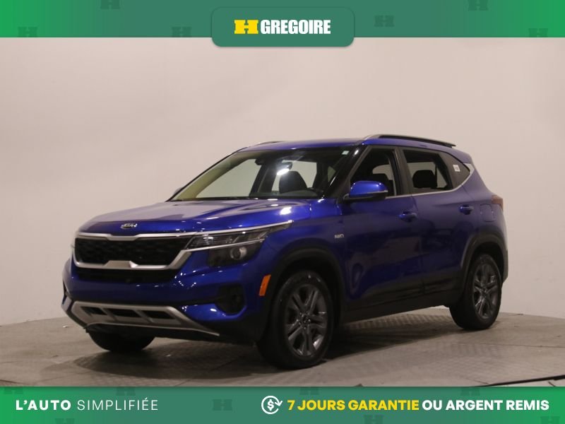 Kia Seltos 822928 | EX AWD AUTO AC CUIR TOIT MAGS CAM RECUL BLEUTOOTH 2021 Bleu Laval - photo #2