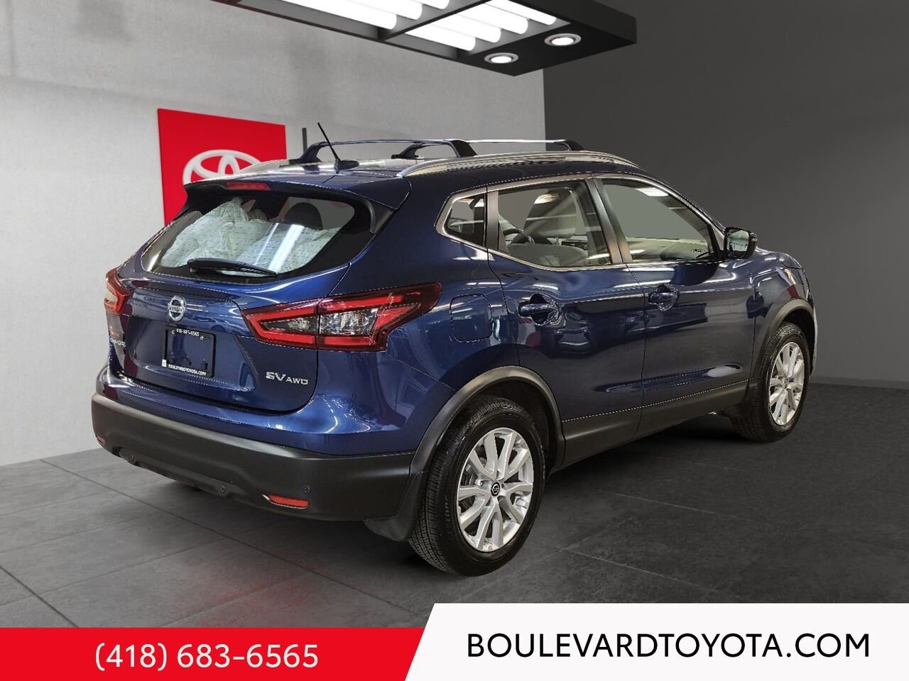 Nissan QASHQAI 100578A-54 | SV, AWD 2022 Bleu Québec - photo #3