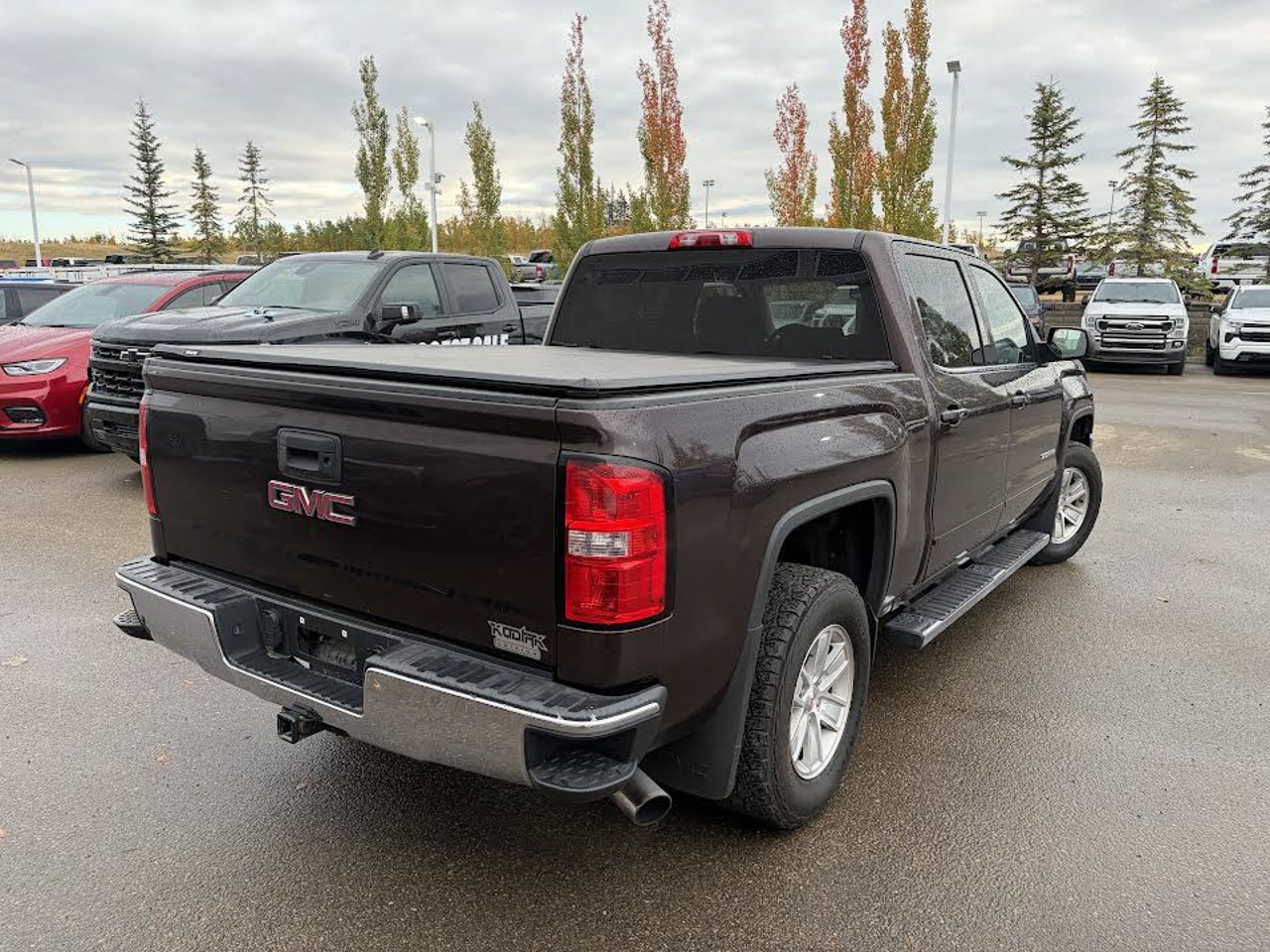 2016 GMC Sierra 1500 4WD Crew Cab 143.5 SLE Grey Sherwood Park - photo #4