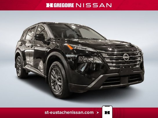 2024 Nissan Rogue S AWD DEM. A DISTANCE APPLE CARPLAY SIEGES CHAUFAN Black