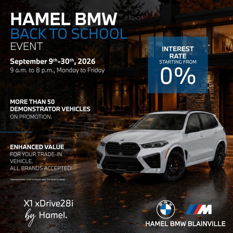 HAMEL BMW EVENEMENT LA RENTREE SEPTEMBRE FR 1