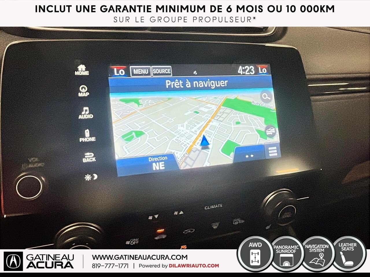 Honda CR-V Touring AWD 2020 Blanc Gatineau - photo #3