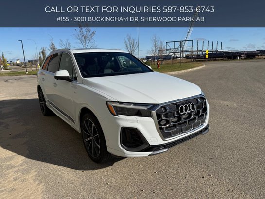 2026 Audi Q7 Progressiv | S-Line Package | Panoramic Sunroof | Heated and Ventilated Seats 