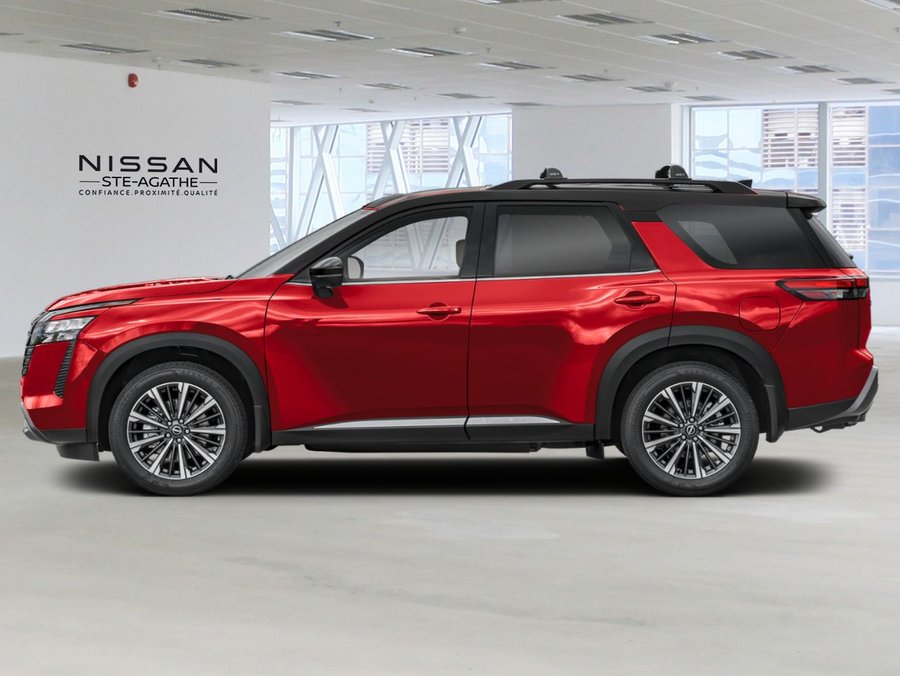Nissan Pathfinder Platinum 4 RM 2026 Teinte braise écarlate/Noir intense