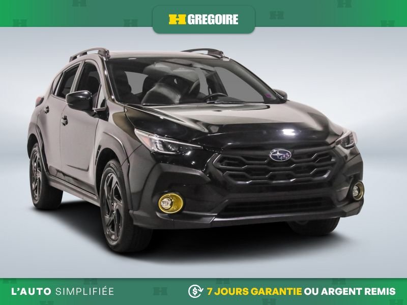 Subaru Crosstrek Onyx AWD AUTO A/C TOIT MAGS CAM RECUL BLEUTOOTH 2024 Noir