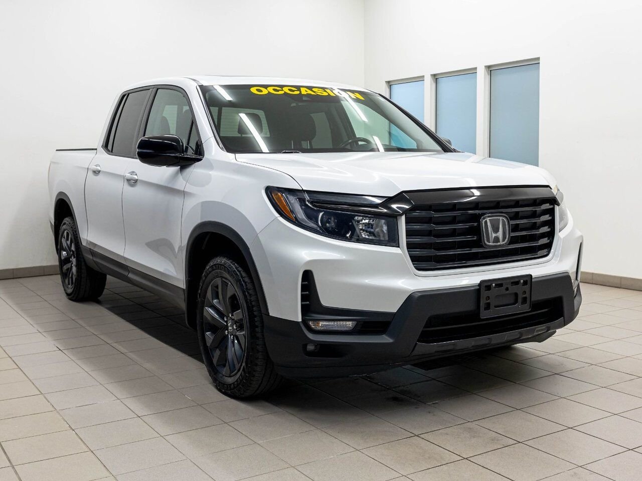 Honda Ridgeline SPORT V6 AWD *TOIT* CARPLAY *SIEGES / VOLANT CHAUF 2023 Blanc Saint-Jérôme - photo #9