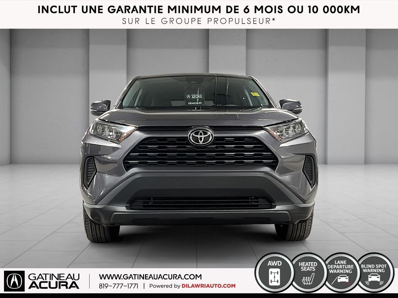 Toyota RAV4 LE AWD 2023 Gris Gatineau - photo #10