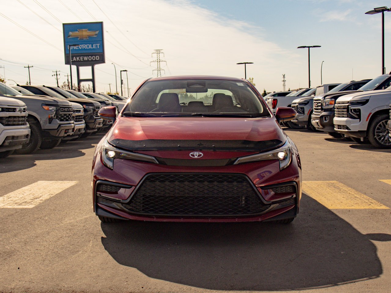 2024 Toyota Corolla SE CVT Red Sherwood Park - photo #2