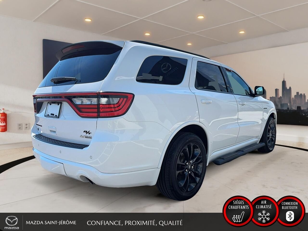 Dodge Durango R/T Plus | CUIR NAPPA | TOIT OUVRANT | 19 HAUT-PARLEURS | GR. REMORQUAGE | 7 PLACES 2024 Blanc Saint-Jérôme - photo #5