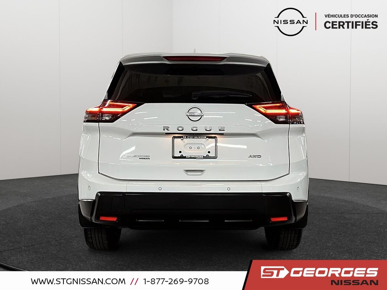 2024 Nissan Rogue White Saint-Georges - photo #2