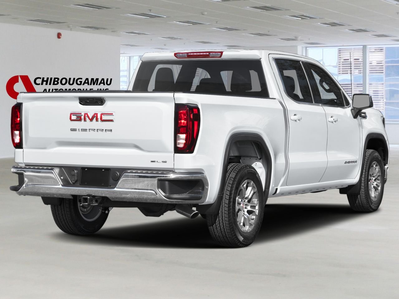 2026 GMC Sierra 1500 K1500 SIERRA CREW CAB SLE STD/BOX (3SA) Summit White Chibougamau - photo #1