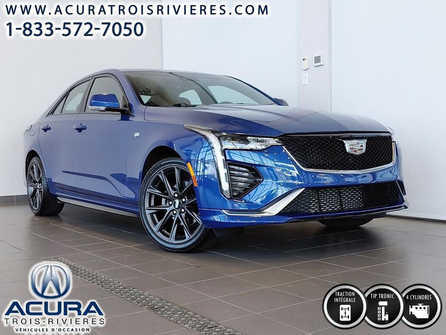 Cadillac CT4 SPORT AWD Berline sport 4 portes 2022 Bleu
