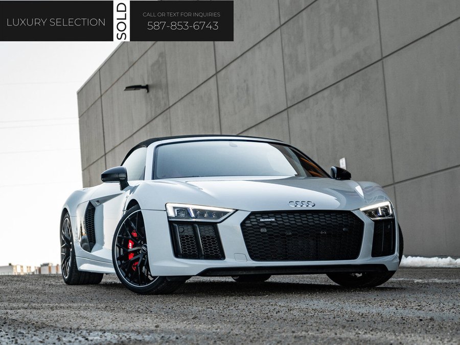 2017 Audi R8 Spyder V10 White