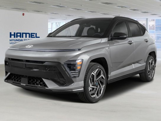 Hyundai Kona 1.6T N Line Ultimate TI avec toit deux tons 2027 Gris cybernétique avec toit Noir abyssal