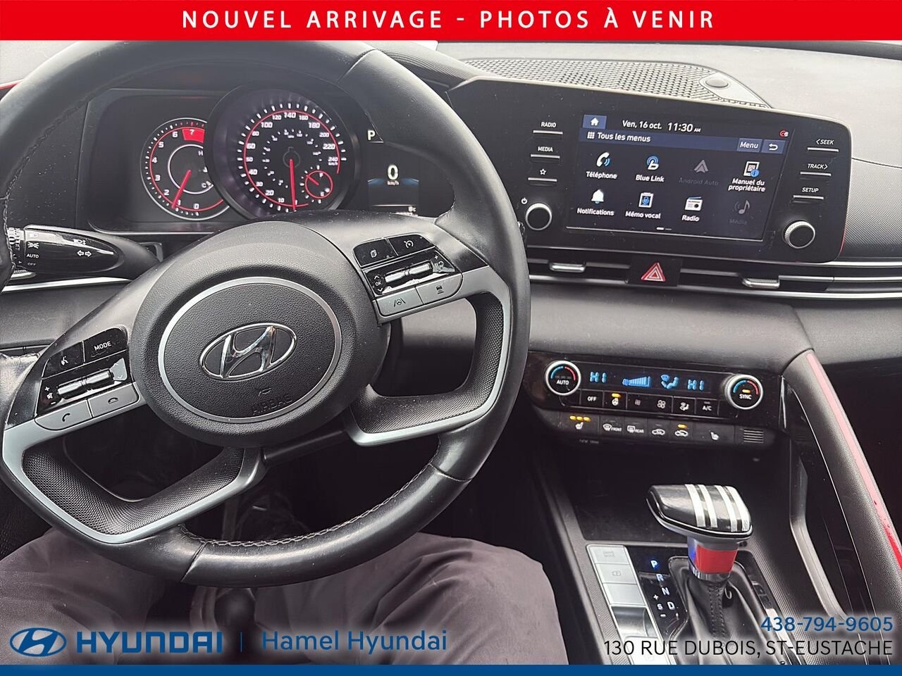 Hyundai Elantra 2021 Rouge Saint-Eustache - photo #3