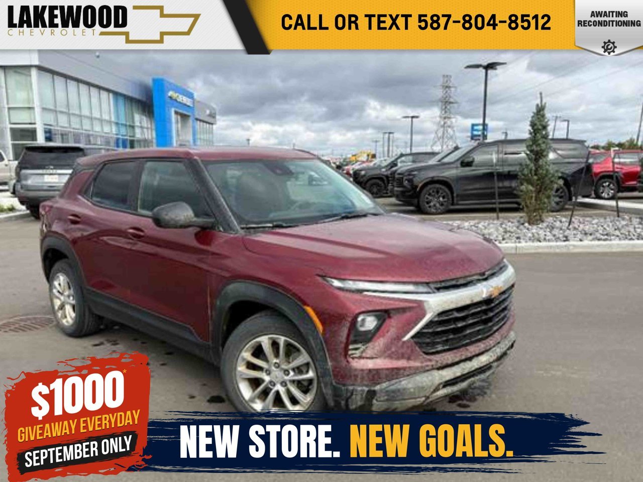 2024 Chevrolet Trailblazer FWD 4dr LS Red Sherwood Park - photo #0