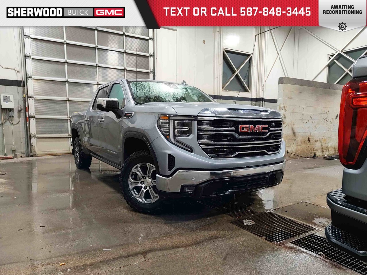 2024 GMC Sierra 1500 4WD Crew Cab 147 SLT Grey Sherwood Park - photo #0