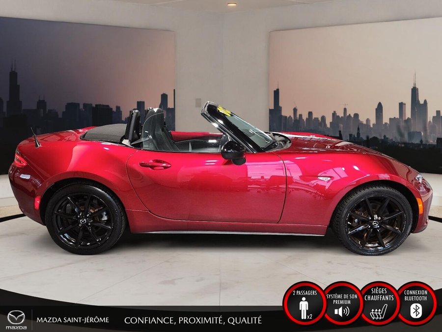 2020 Mazda MX-5 GS-P | 1 PROPRIÉTAIRE | CONVERTIBLE | CAMÉRA DE RECUL | SIÈGES CHAUFFANTS | MAGS NOIRS Red